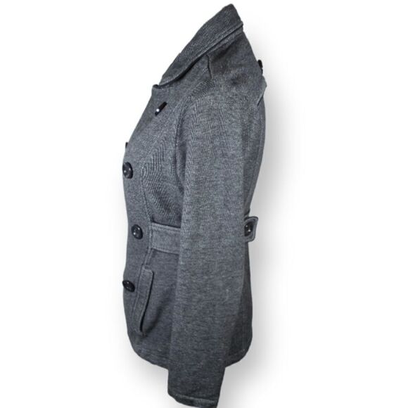 ROXY GRAY PEACOAT SZ.S EUC - Picture 3 of 7